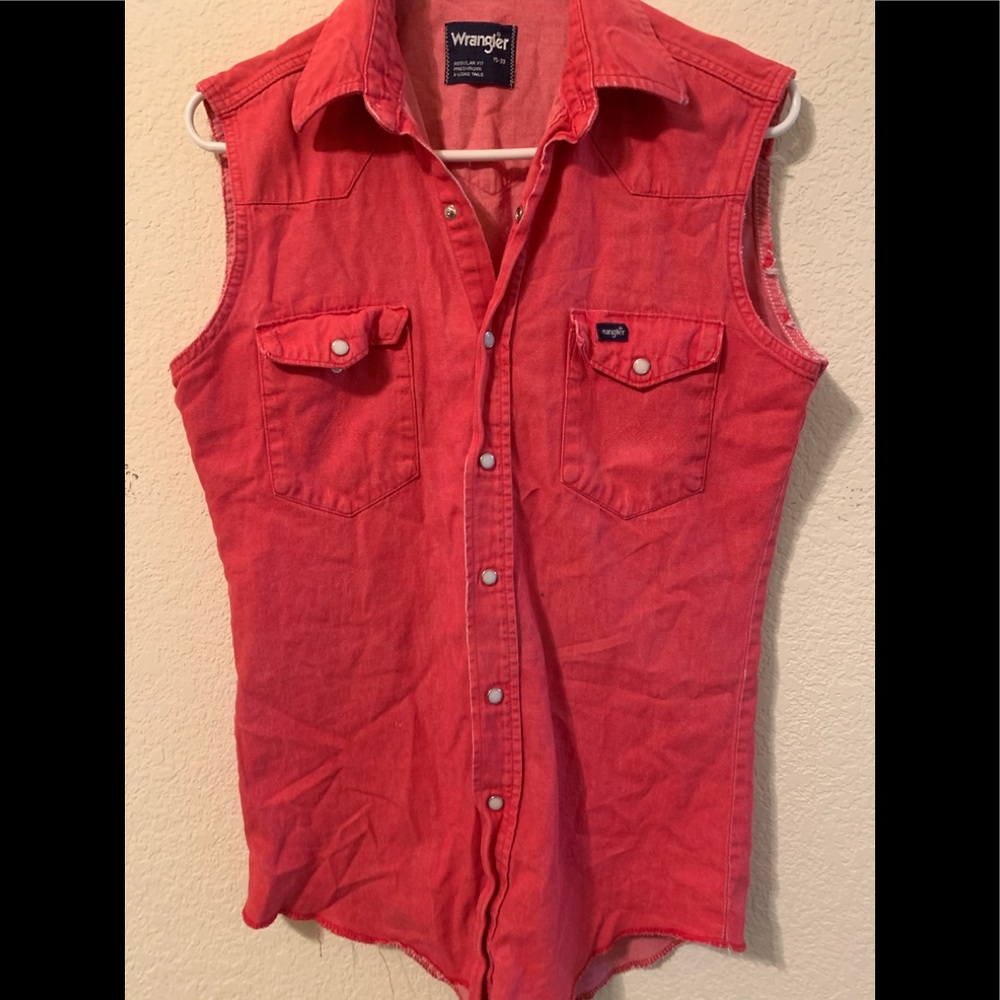 Vintage Wrangler pearl snap shirt